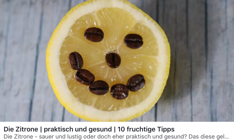 Die Zitrone praktisch und gesund - 10 Fakten