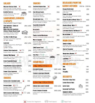 Brewhouse -  The Bar and Brewery menu 1