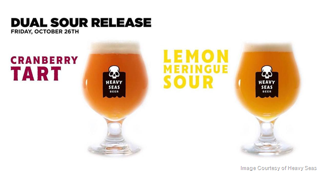 Heavy Seas Releasing Cranberry Tart & Lemon Meringue Sour 10/26