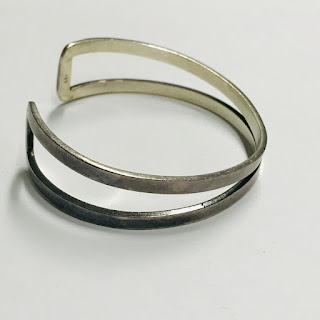 Sterling Cuff Pair