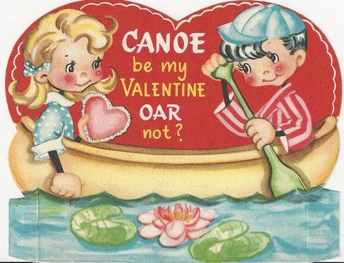 vintage boat valentine