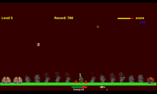 Screenshot E.T Alien Invasion Meteors