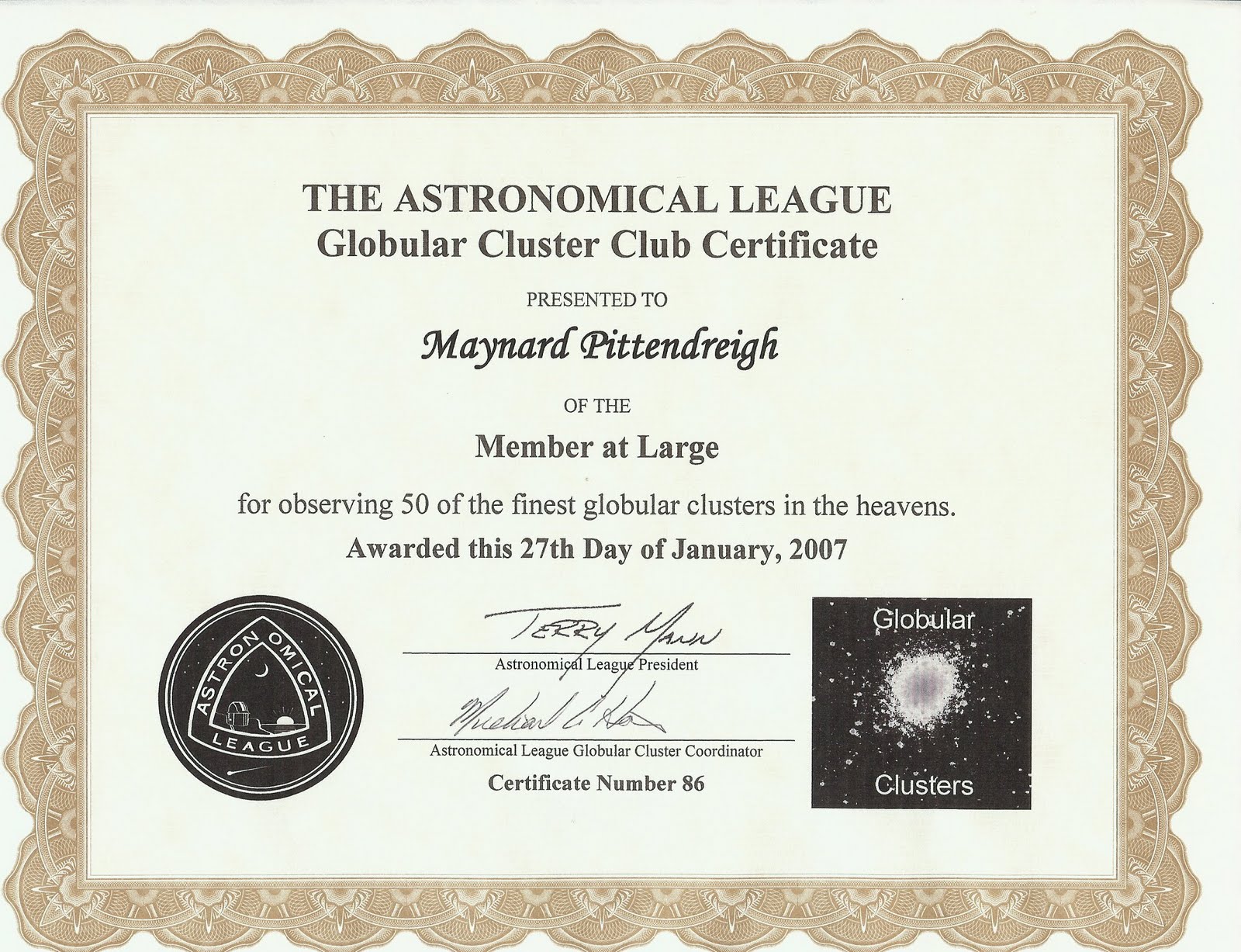 My View Of The Universe Astronomical League Observing Programs