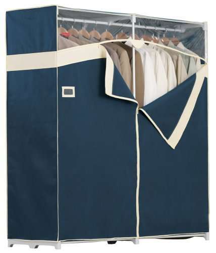 Rubbermaid 3B2803BLTN 60-Inch Breathable Wardrobe Storage, Blue