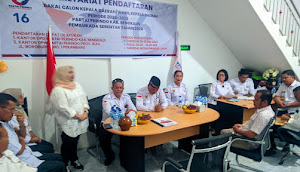 Kembalikan Formulir Ke DPD, Perindo Bengkalis, Kasmarni Resmi Mendaftar (Bacalon) Pilkada Serentak 2024.