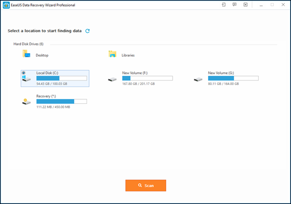 launching-easeus-data-recovery-wizard-free