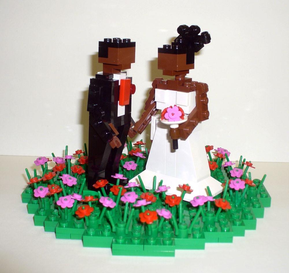 Custom LEGO Wedding Cake