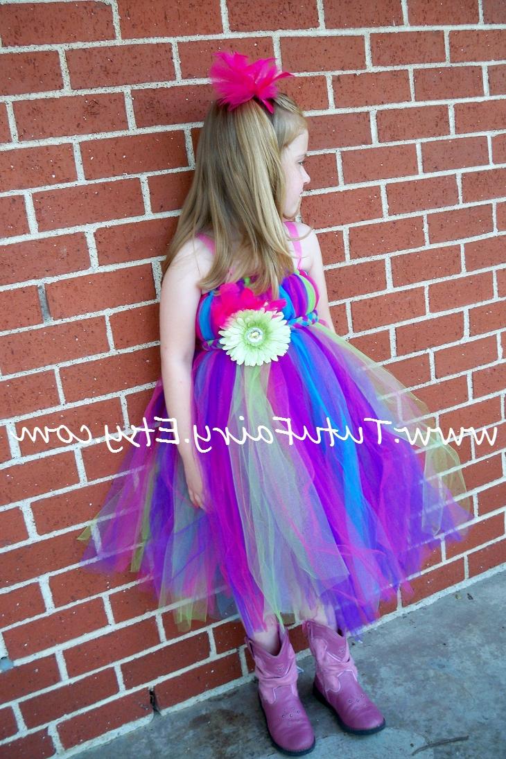 Beautiful color Tutu Dress !