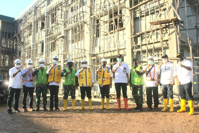 Pangdam XII/Tpr Dampingi Dirjen Perumahan, Kementerian PUPR  Tinjau Pembangunan Rusun Kodam