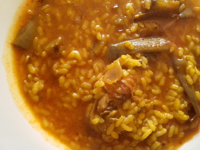 Arroz Con Pollo Y Alcachofas
