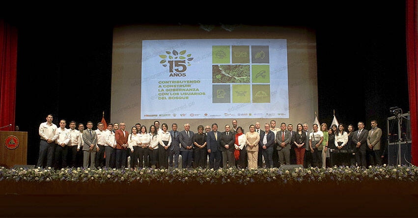 OSINFOR conmemora 15 años contribuyendo a la gobernanza, al manejo y aprovechamiento sostenible de los recursos del bosque