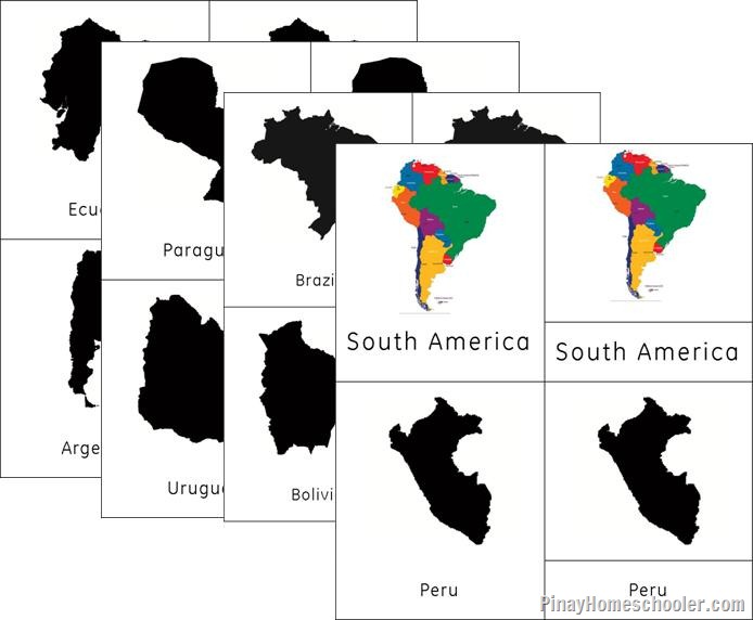 South America Continent Maps