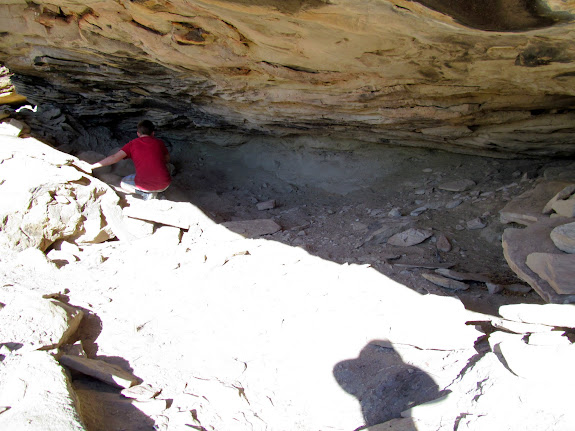 Shelter that contained potsherds