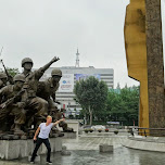 ok boys! let's do this at War Memorial of Korea in Seoul, South Korea 