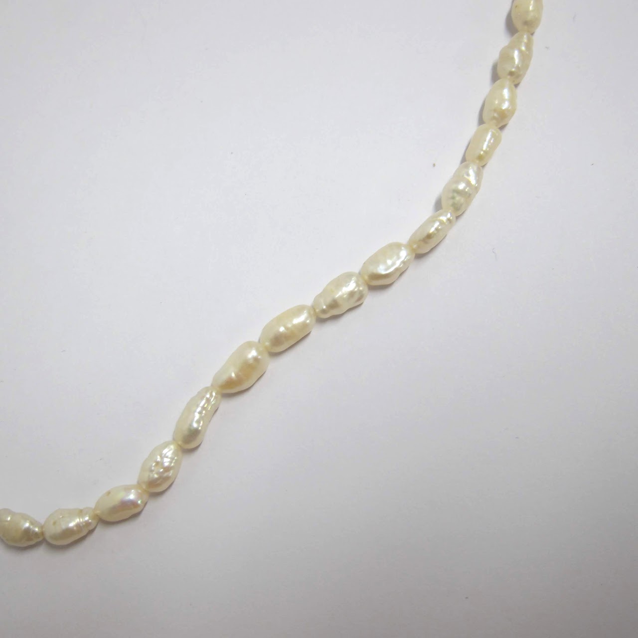 Seed Pearl & 14K Necklace