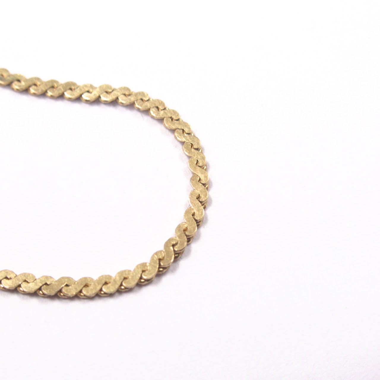 14K Gold Chain Bracelet