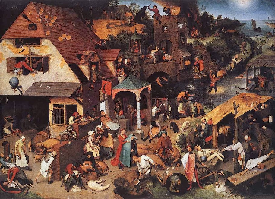 Pieter Bruegel the Elder - Netherlandish Proverbs