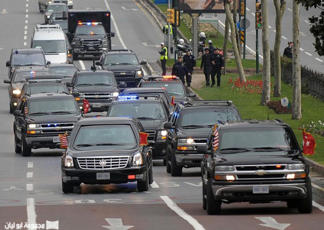 سيارة الرئيس الأمريكي مستر أوباما  Obama-motorcade