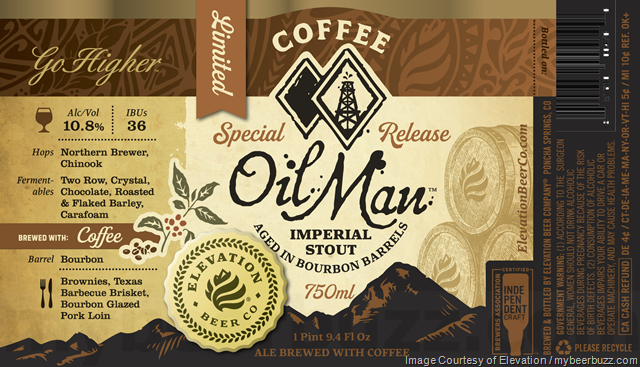 Elevation Beer Adding Vanilla Oil Man & Coffee Oil Man