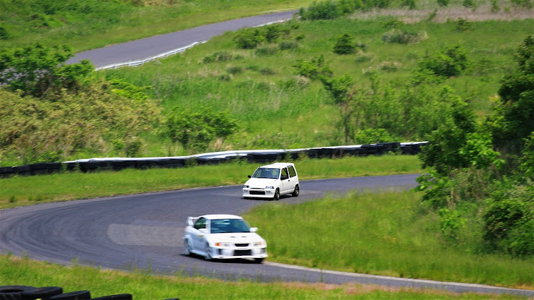 アルトのCS22S・ｱﾙﾄｴﾎﾟﾀｰﾎﾞ・間瀬サーキット・日本海間瀬サーキット・普通車vs軽自動車に関するカスタム事例の投稿画像2枚目