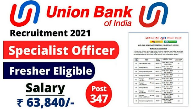 Union Bank recruitment 2021 | Latet bank jobs vacancy 2021