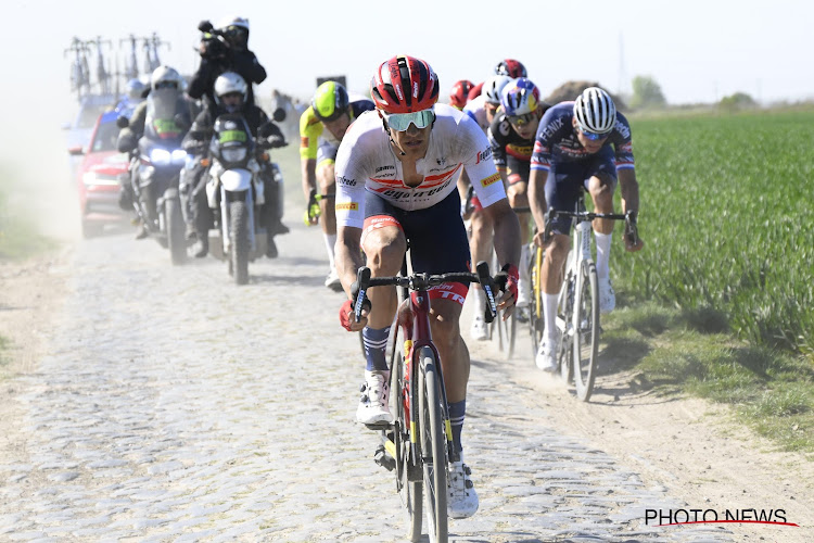 Jasper Stuyven over de strijd in de klassiekers: "Zet Jumbo-Visma met Van Aert maar eens onder druk, hé"