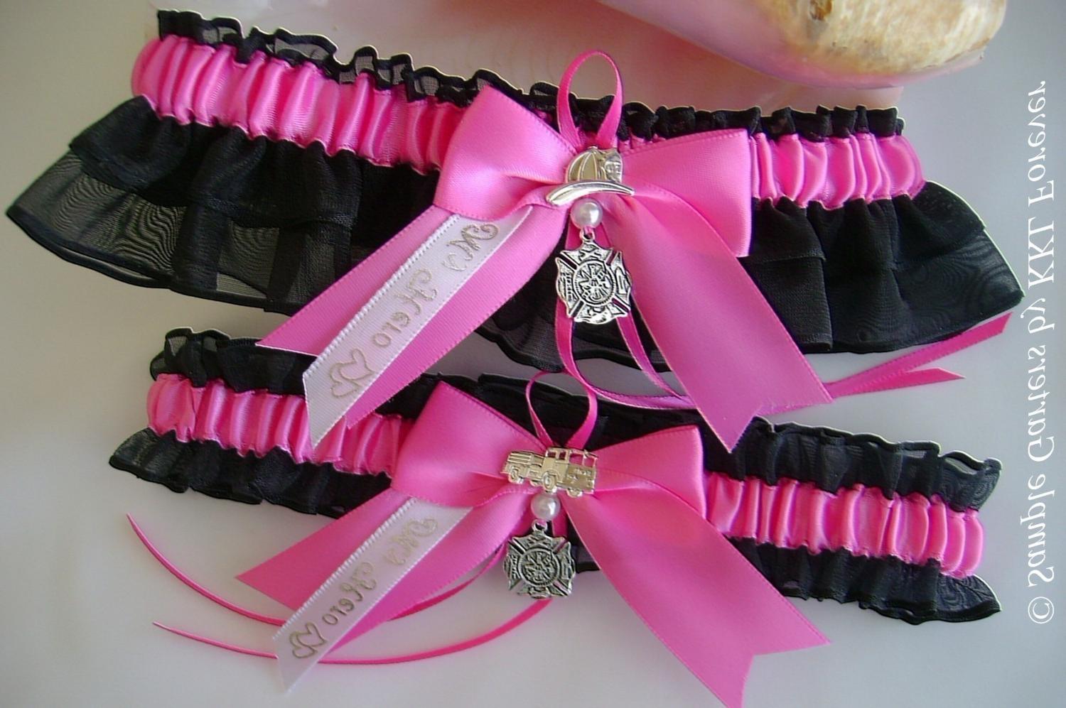 Hot Pink and Black Wedding