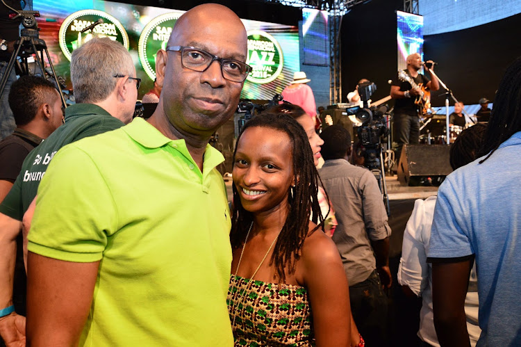 Former Safaricom CEO Bob Collymore and his wife Wambui Kamiru-Collymore at a past event.