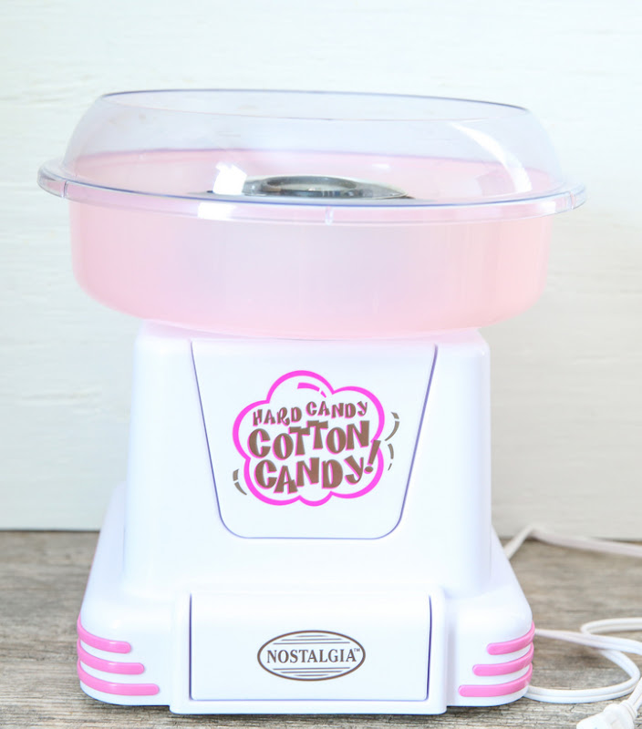 photo of a cotton candy machine