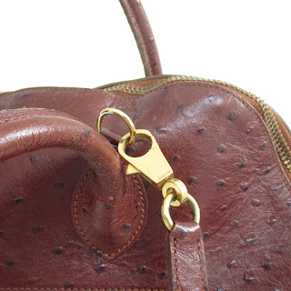 Hermès Vintage Ostrich Bolide Bag