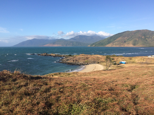 Camped at Archer Point, spectacular but windy. 