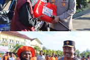 Kapolda Aceh Serahkan Bansos untuk Petugas Kebersihan dan Tukang Becak