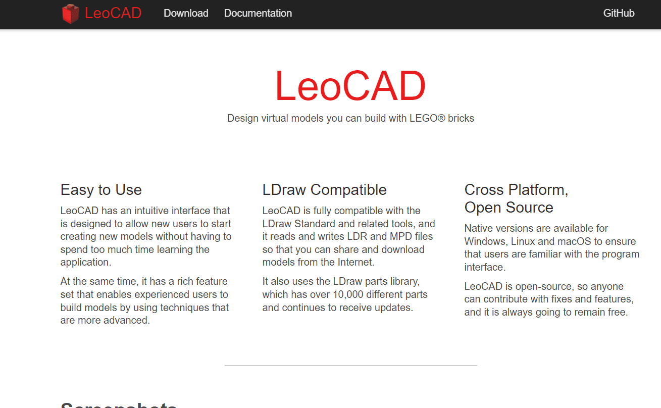 LeoCAD.  El mejor software CAD para principiantes