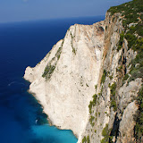 Nabij Navagio (scheepswrak).