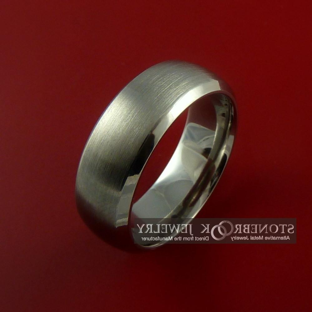 Titanium Wide Wedding Band Classic Engagement Rings Made to Any Sizing 3-22