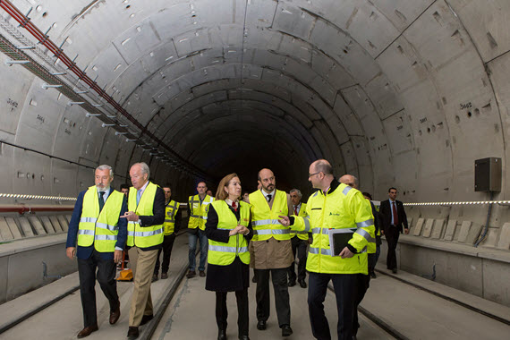 Las obras del túnel AVE Atocha-Chamartín acabaran este año Las obras del túnel AVE Atocha-Chamartín acabaran este año