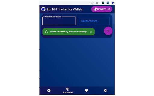 Ethereum Wallet Tracker NFTs