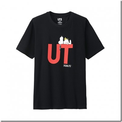 UNIQLO UT X Peanuts Movie Men Short Sleeve Graphic T-Shirt 05