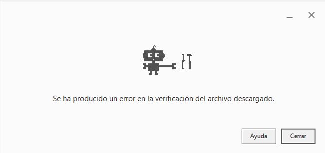 No puedo descargar google chrome