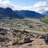 Apreciando a vista do Mirados Los condores, Parque Nacional Los Glaciares, El Chaltén, Argentina