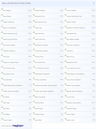 KAMLESH FOOD ZONE menu 3