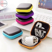 [Hàng Có Sẵn] Hộp Đựng Tai Nghe Cáp Sạc Phụ Kiện Usb Pu Mini