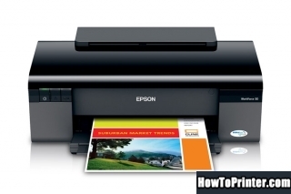 Reset Epson WorkForce 30 printer with Resetter program