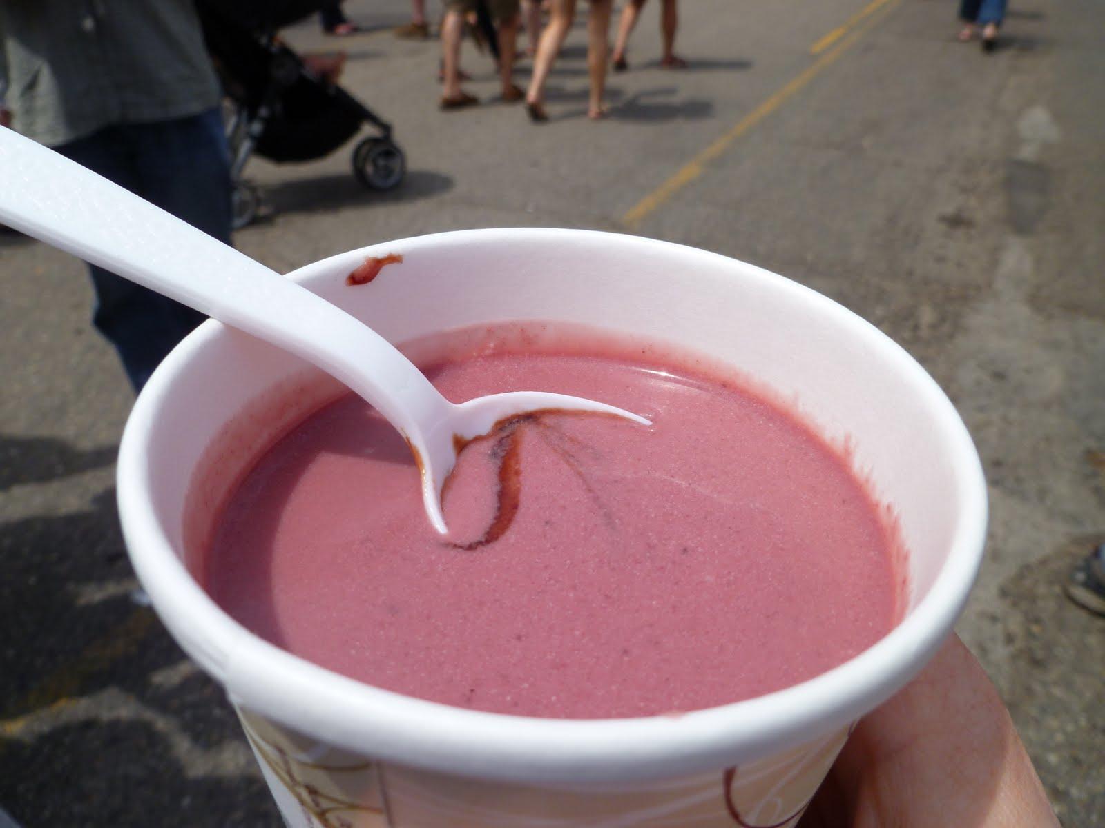 sangria and a bendy straw.