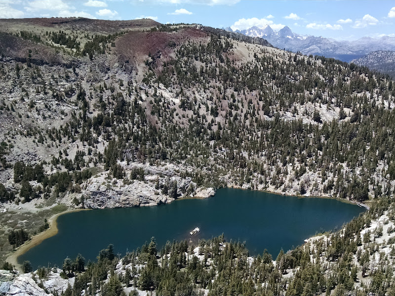 Crystal Crag • View of Crystal Lake