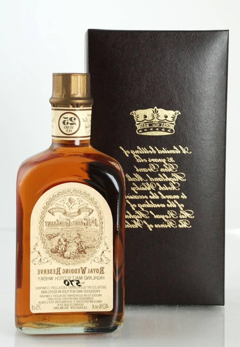 GLEN GRANT 25 YO 75 CL 40   ROYAL WEDDING RESERVE