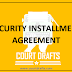SECURITY INSTALLMENT AGREEMENT