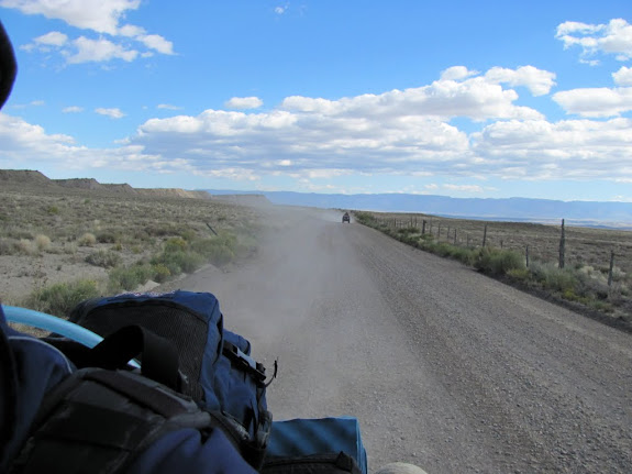 More fast gravel roads near Victor