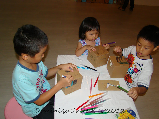 kids doing art