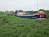 Boat on the marsh besides the River Ouse